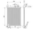 Chladi vody VALEO ‐ VA 701257