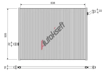VALEO Chladi� vody VA 701290, 701290