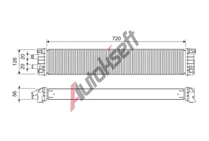 VALEO Chladi� vody VA 701294, 701294