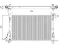 VALEO Chladi� vody&nbsp;&dash;&nbsp;VA 701356