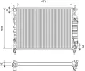 Chladi� vody&nbsp;VALEO&nbsp;&dash;&nbsp;VA 701361