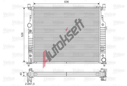 VALEO Chladi vody VA 701569, 701569
