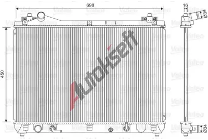VALEO Chladi vody VA 701592, 701592