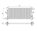 VALEO Chladi� vody&nbsp;&dash;&nbsp;VA 701738