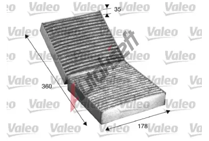 VALEO Kabinový filtr ClimFilter Protect VA 715508, 715508 VALEO Kabinový filtr ClimFilter Protect VA 715508, 715508