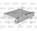 Filtr vzduchu v interiru VALEO ‐ VA 715509