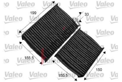 VALEO Kabinov filtr ClimFilter Protect VA 715557, 715557