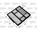 Filtr vzduchu v interiru VALEO ‐ VA 715565