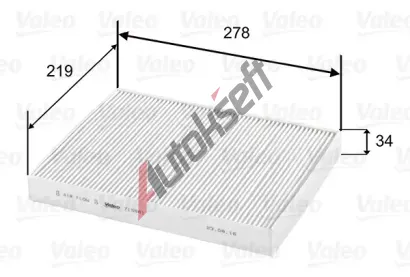 VALEO Kabinov filtr ClimFilter Comfort VA 715581, 715581