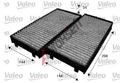 VALEO Kabinov filtr ClimFilter Protect VA 715584, 715584