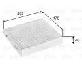 VALEO Kabinov filtr ClimFilter Comfort ‐ VA 715603