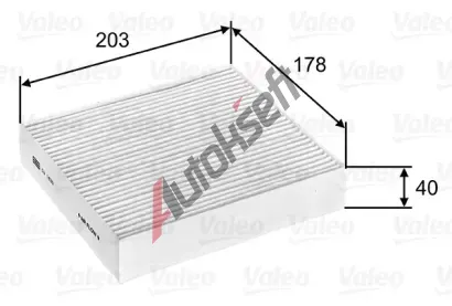 VALEO Kabinov filtr ClimFilter Comfort VA 715603, 715603