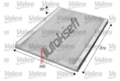 VALEO Kabinov filtr ClimFilter Comfort VA 715609, 715609