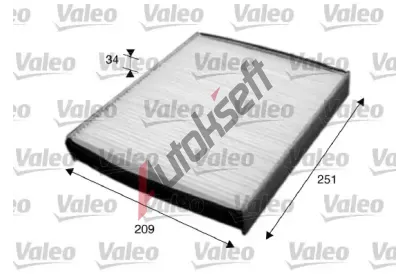 VALEO Kabinov filtr ClimFilter Comfort VA 715627, 715627