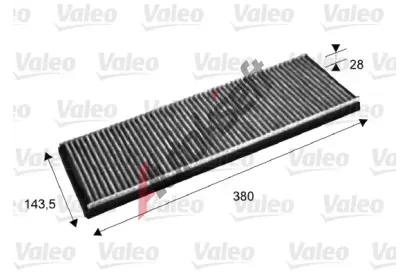 VALEO Filtr vzduchu v interiru ClimFilter Protect VA 715632, 715632