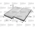 Filtr vzduchu v interiru VALEO ‐ VA 715639