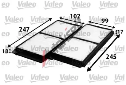 VALEO Kabinov filtr ClimFilter Comfort VA 715642, 715642