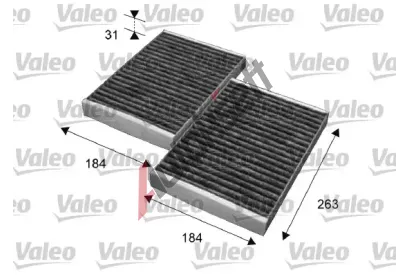 VALEO Kabinov filtr ClimFilter Protect VA 715643, 715643