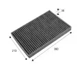 VALEO Kabinov filtr ClimFilter Protect ‐ VA 715648