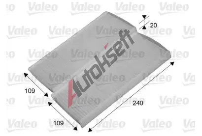 VALEO Kabinov filtr ClimFilter Comfort VA 715649, 715649