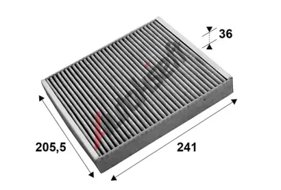 VALEO Filtr vzduchu v interiru ClimFilter Protect VA 715659, 715659