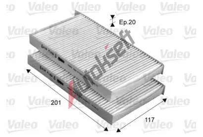 VALEO Kabinov� filtr ClimFilter Comfort VA 715669, 715669