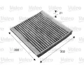 Filtr vzduchu v interi�ru&nbsp;VALEO&nbsp;&dash;&nbsp;VA 715676