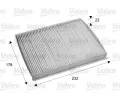 Filtr vzduchu v interiru VALEO ‐ VA 715686