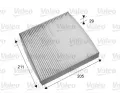 Filtr vzduchu v interiru VALEO ‐ VA 715692