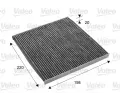 Filtr vzduchu v interiru VALEO ‐ VA 715701