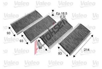 VALEO Kabinový filtr ClimFilter Protect VA 715712, 715712 VALEO Kabinový filtr ClimFilter Protect VA 715712, 715712