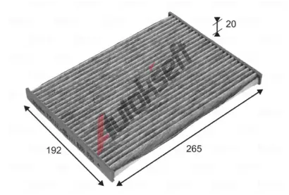 VALEO Kabinov filtr ClimFilter Protect VA 715732, 715732