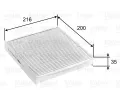 VALEO Filtr vzduchu v interiru ClimFilter Comfort ‐ VA 715746