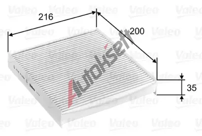 VALEO Filtr vzduchu v interiru ClimFilter Comfort VA 715746, 715746