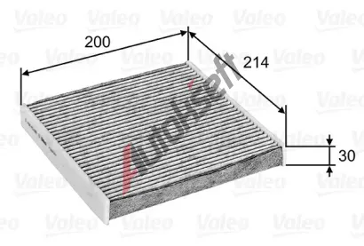 VALEO Filtr vzduchu v interiru ClimFilter Protect VA 715747, 715747