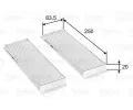 Filtr vzduchu v interiru VALEO ‐ VA 715748