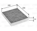 Filtr vzduchu v interiru VALEO ‐ VA 715752