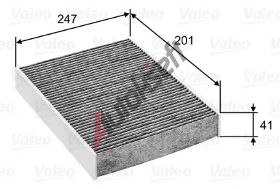 VALEO Filtr vzduchu v interiru ClimFilter Protect VA 715753, 715753