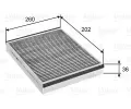 Filtr vzduchu v interiru VALEO ‐ VA 715757