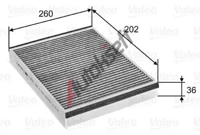 VALEO Filtr vzduchu v interiru ClimFilter Protect VA 715757, 715757