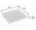Filtr vzduchu v interiru VALEO ‐ VA 715804
