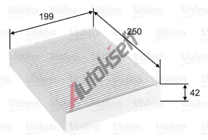 VALEO Filtr vzduchu v interi�ru CLIMFILTER COMFORT VA 715815, 715815