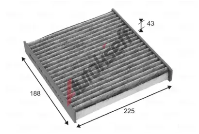 VALEO Filtr vzduchu v interiru CLIMFILTER PROTECT VA 715818, 715818