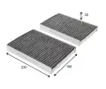Filtr vzduchu v interiru VALEO ‐ VA 715835