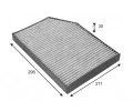 Filtr vzduchu v interiru VALEO ‐ VA 715836