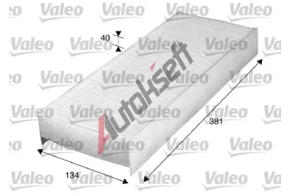 VALEO Filtr - vzduch v interiru VA 716010, 716010