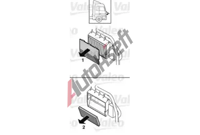 VALEO Filtr - vzduch v interiru VA 716014, 716014