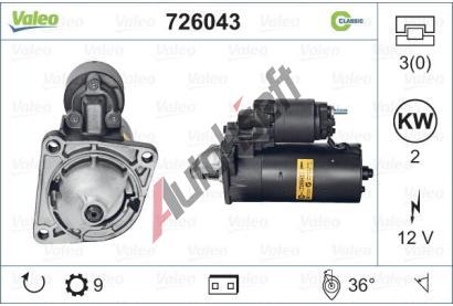VALEO Startr CLASSIC VA 726043, 726043