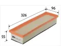 VALEO Vzduchov� filtr&nbsp;&dash;&nbsp;VA 728700
