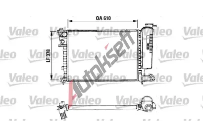 VALEO Chladi vody VA 730630, 730630